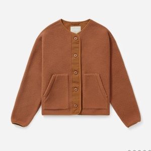 ISO Everlane ReNew Teddy Liner in Cocoa Brown